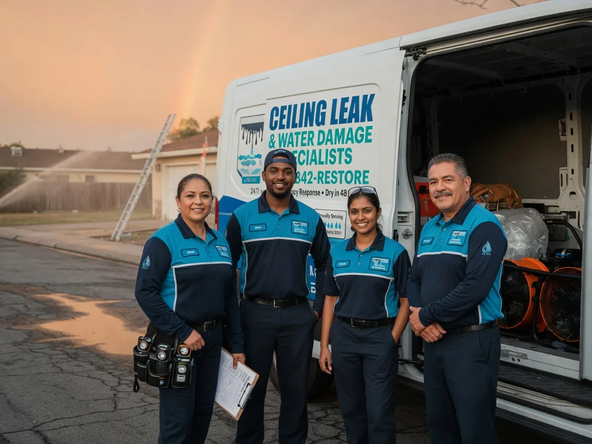 Ceiling Leak Cleanup company in Bell City, LA