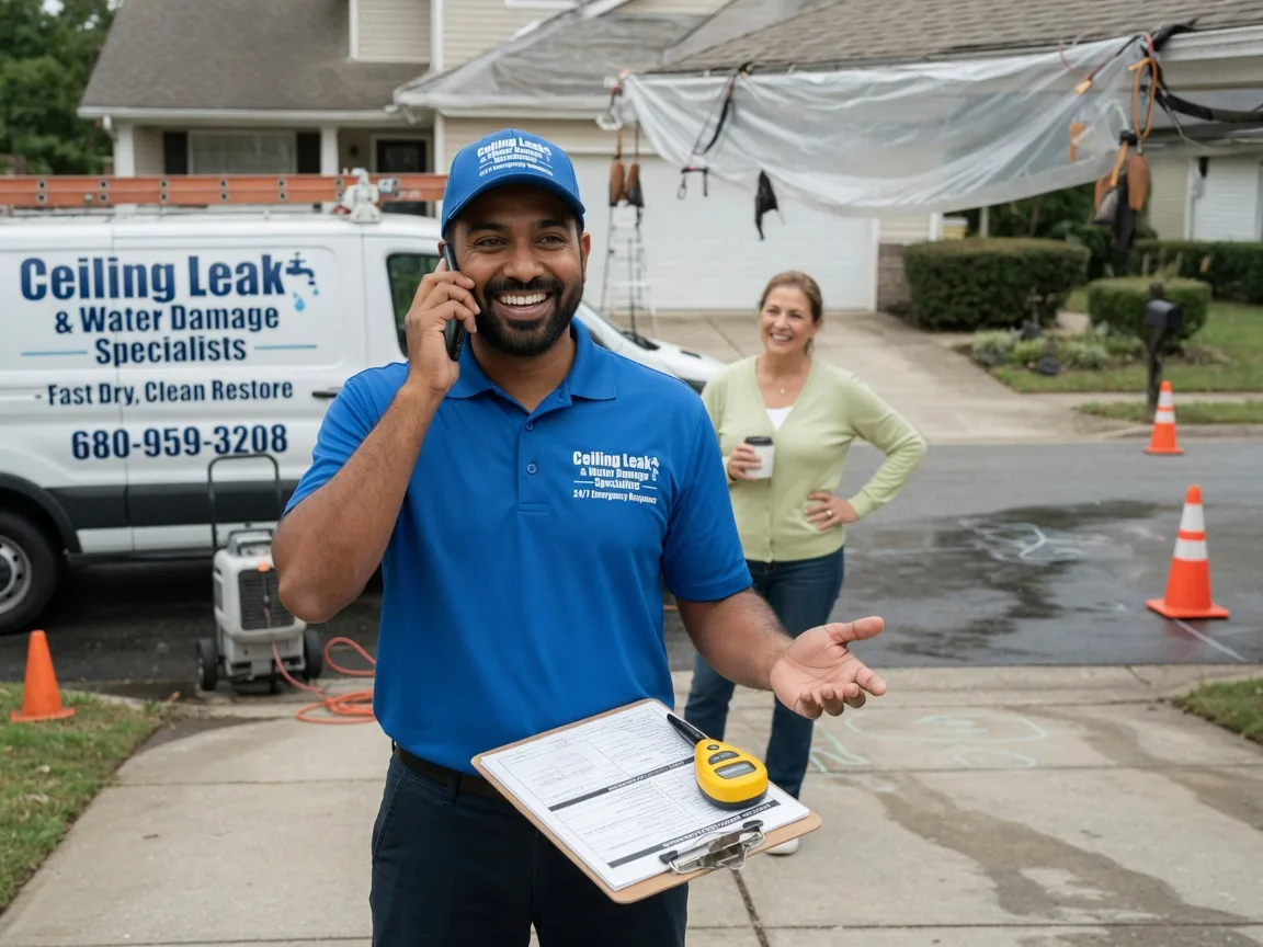 Ceiling Leak Cleanup Bell City, LA FAQs